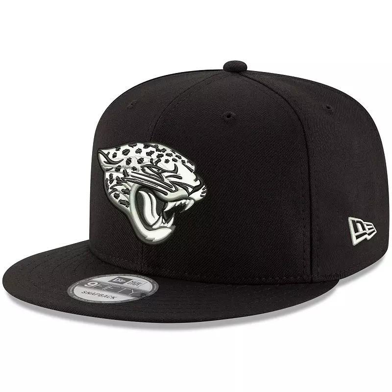 Men's New Era Black Jacksonville Jaguars B-Dub 9FIFTY Adjustable Hat Product Image