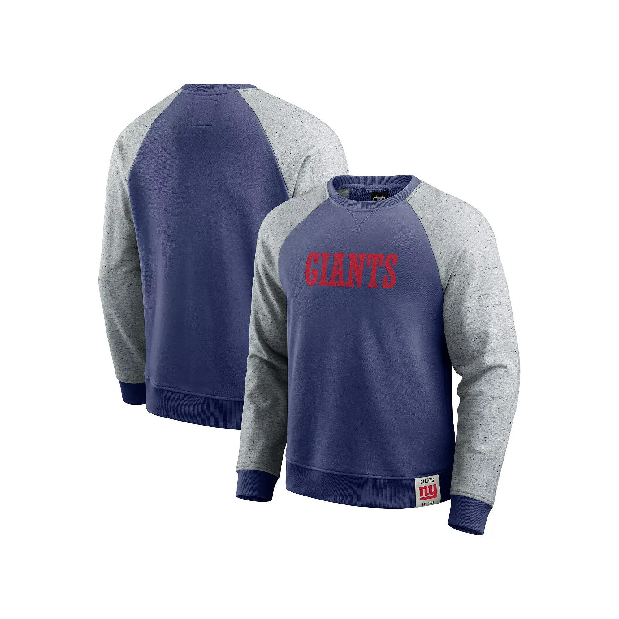 Men's Darius Rucker Collection by Fanatics Heather Gray/Black Jacksonville Jaguars Colorblock Pullover Sweatshirt, Size: Medium, Grey Product Image