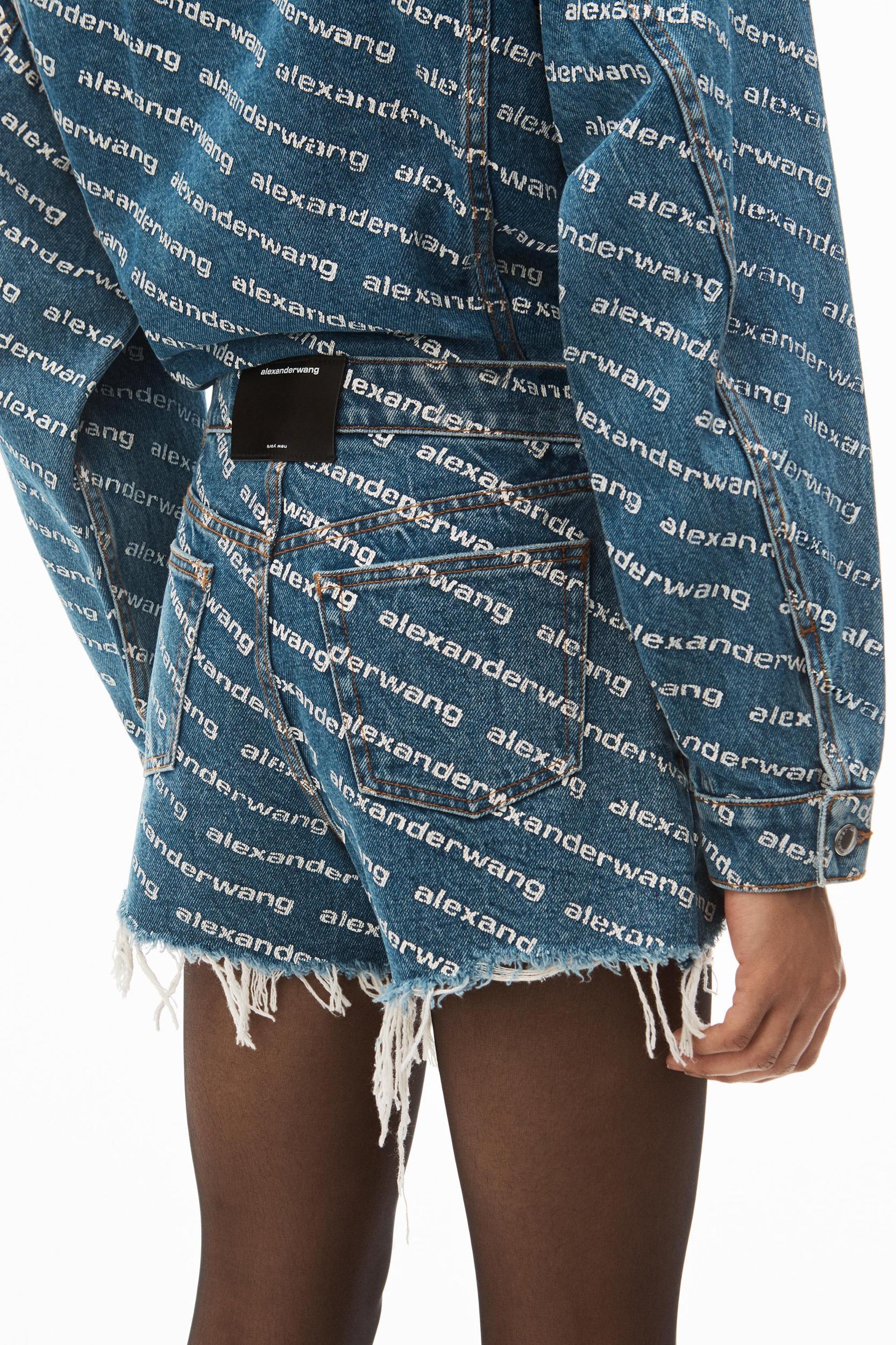 Bite Logo Short In Deep Blue Denim Product Image