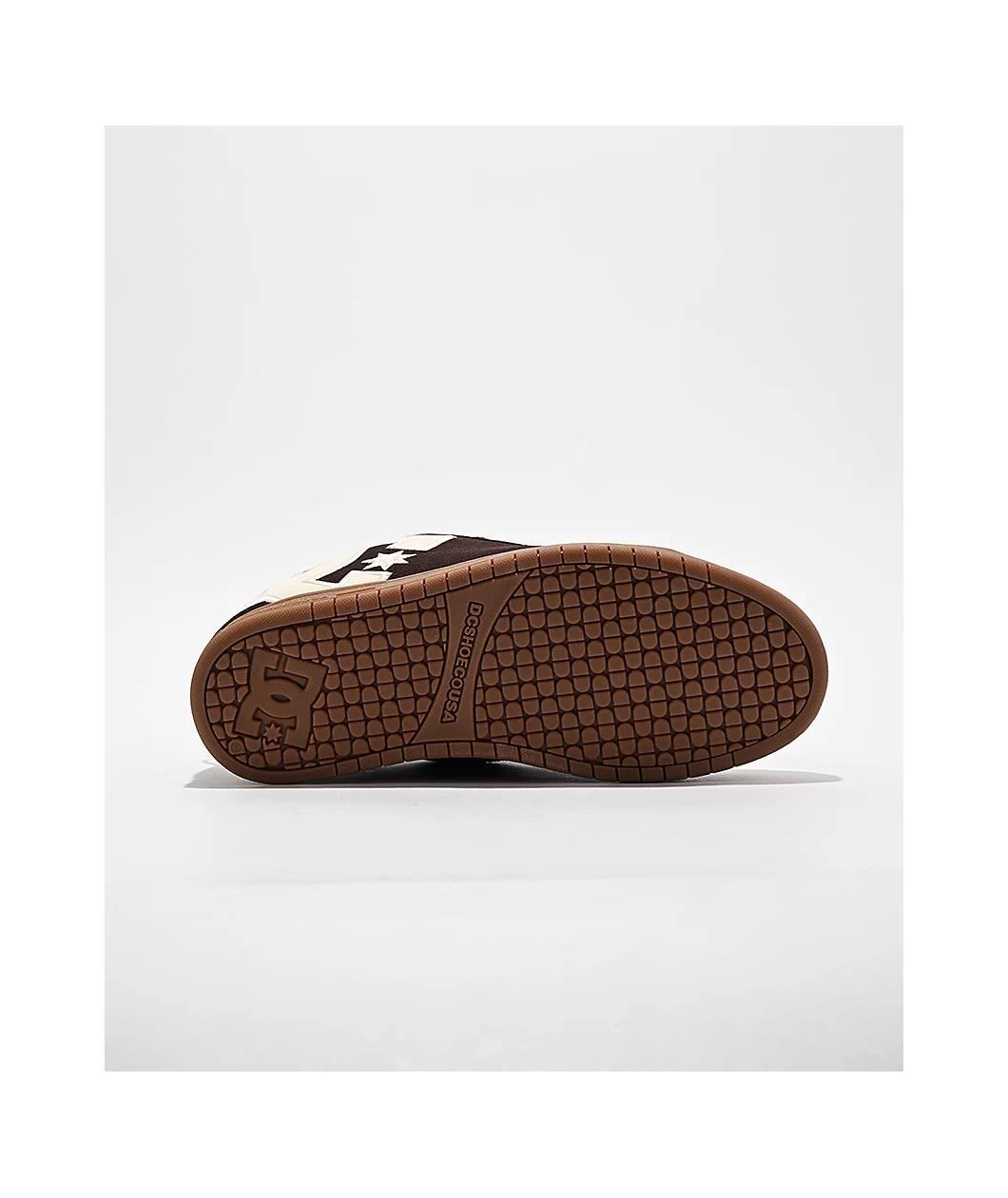 DC Court Graffik Brown Skate Shoes Product Image