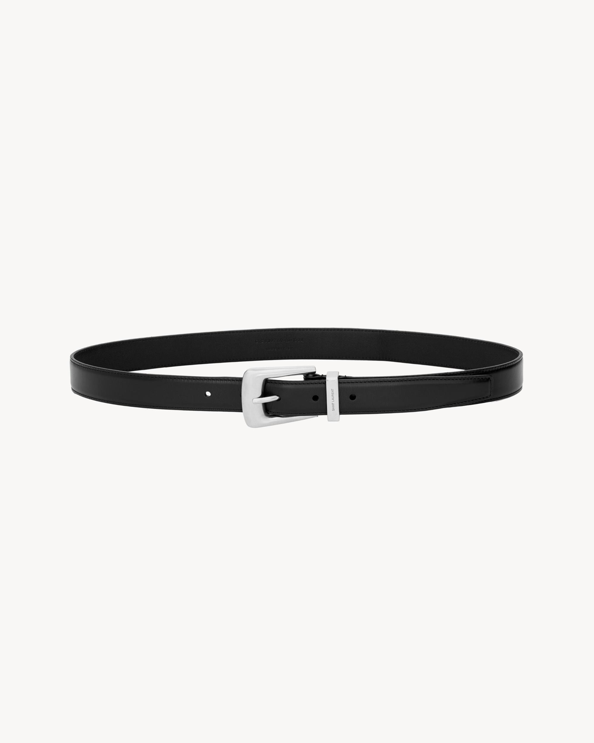 FOLK belt in smooth leather Product Image