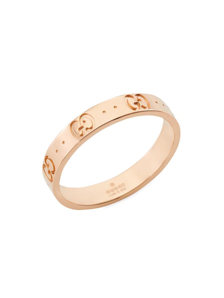 Mens Unisex 18K Rose Gold Icon Thin Band Product Image