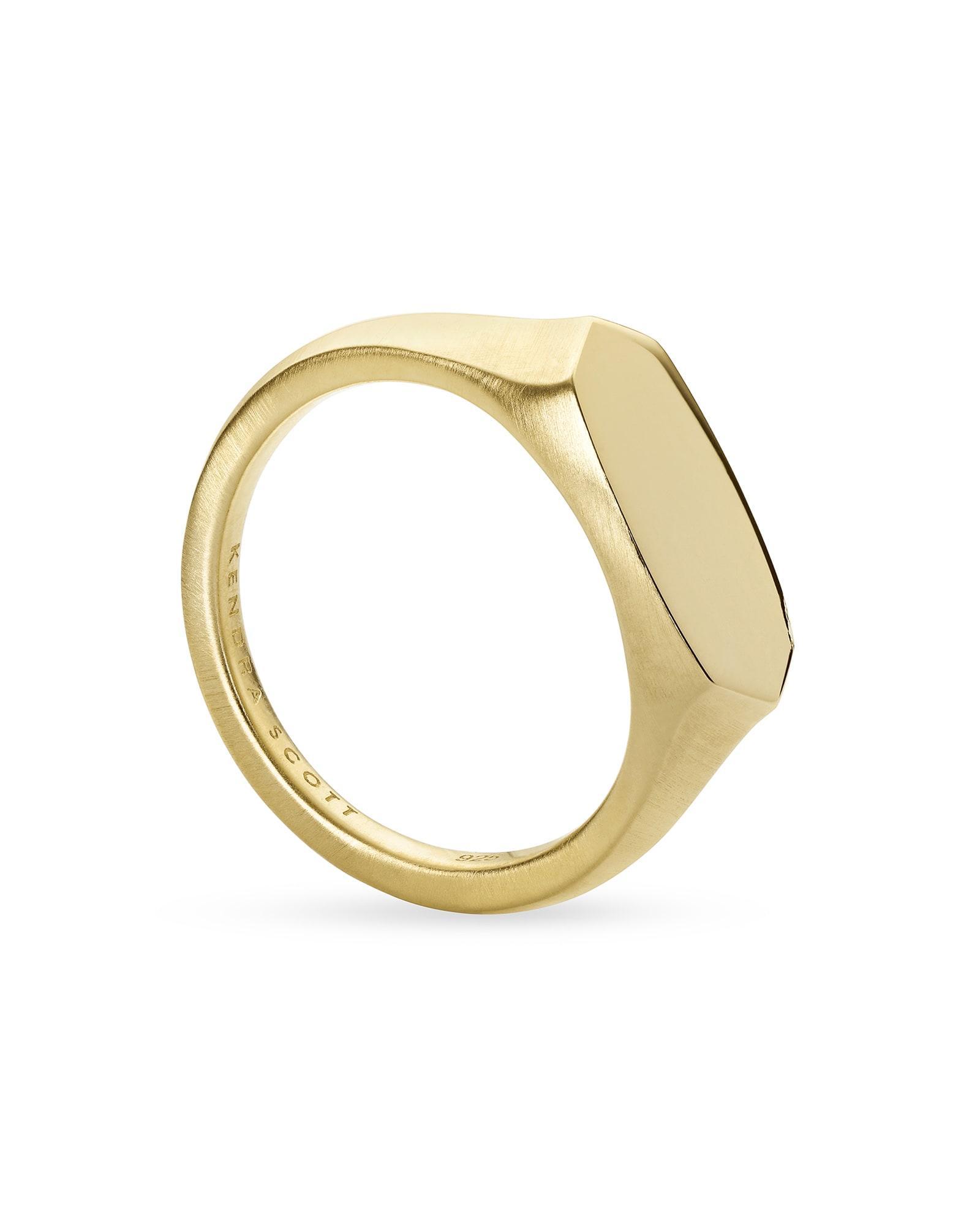 Elisa Signet Ring in Sterling Silver Product Image