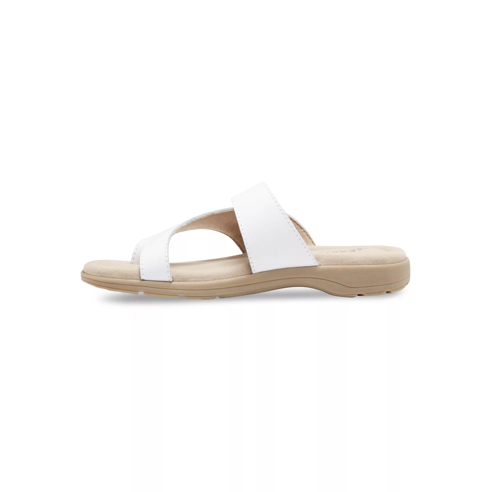 Eastland Tahiti II Women's Leather Thong Sandals, Size: 7, White Product Image