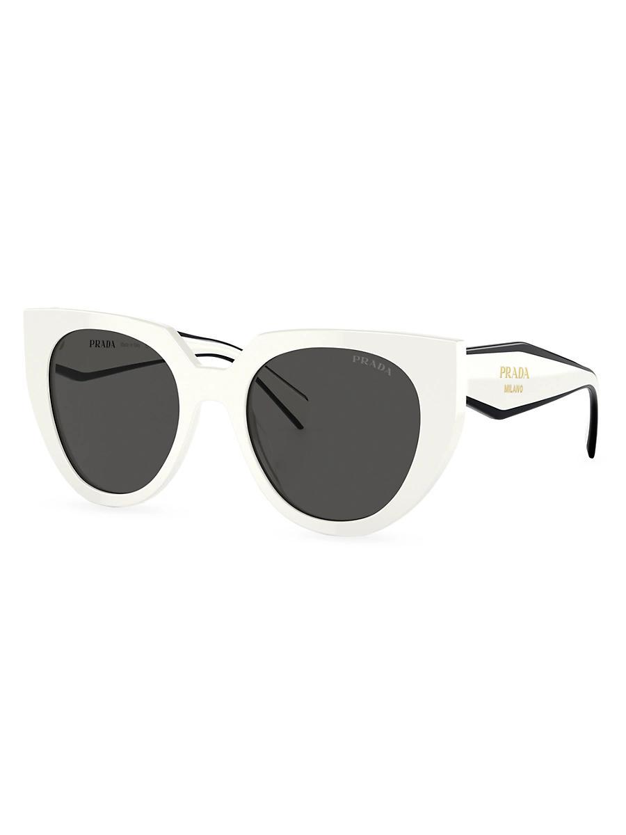 Prada Womens PR 14WS 52mm Tortoise Cat Eye Sunglasses Product Image