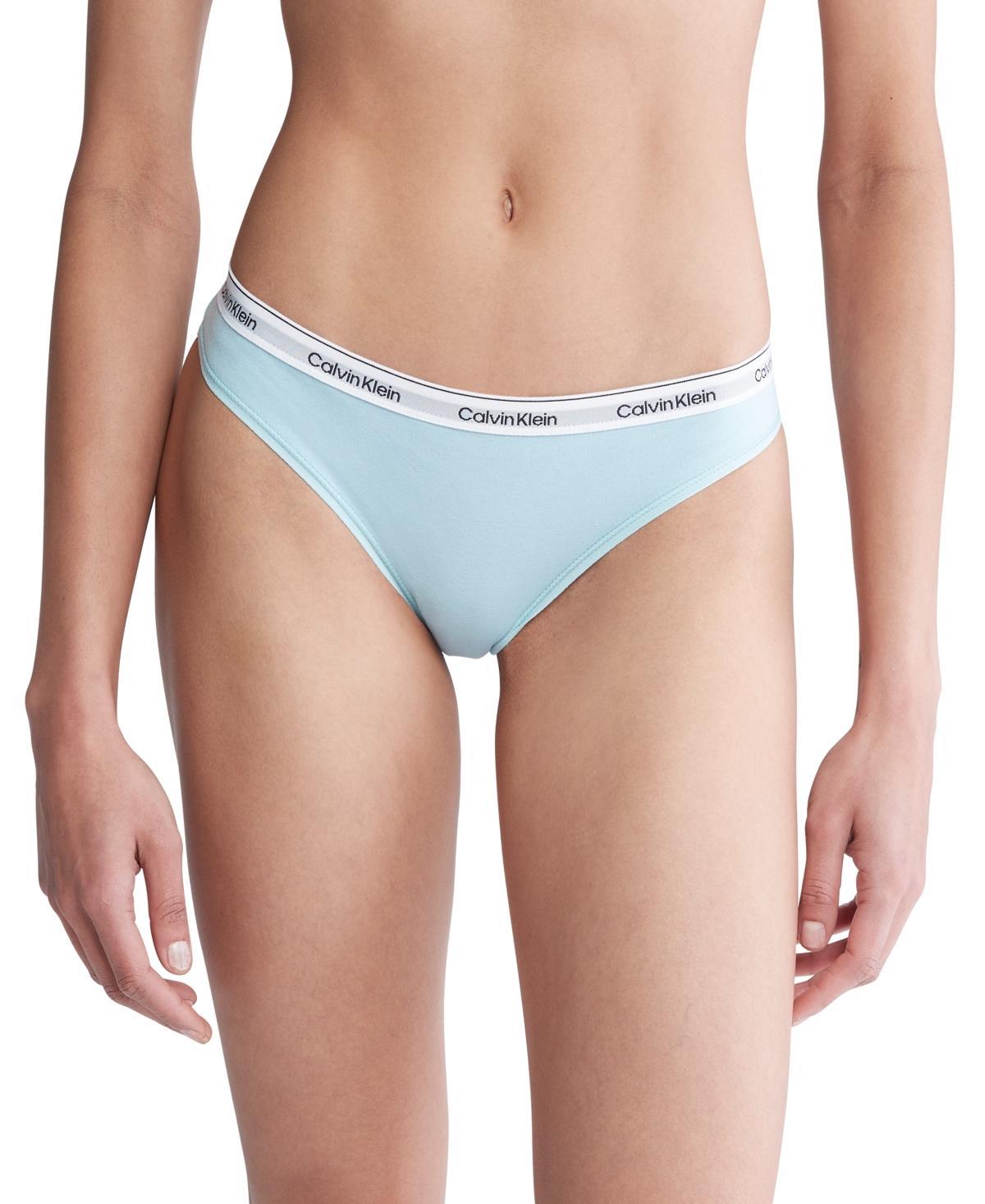 Calvin Klein Women's Modern Logo Bikini - Grey - L Product Image