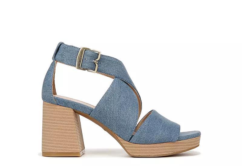 Dr. Scholl's Maya Block Heel Sandal Microfiber) Women's Sandals Product Image