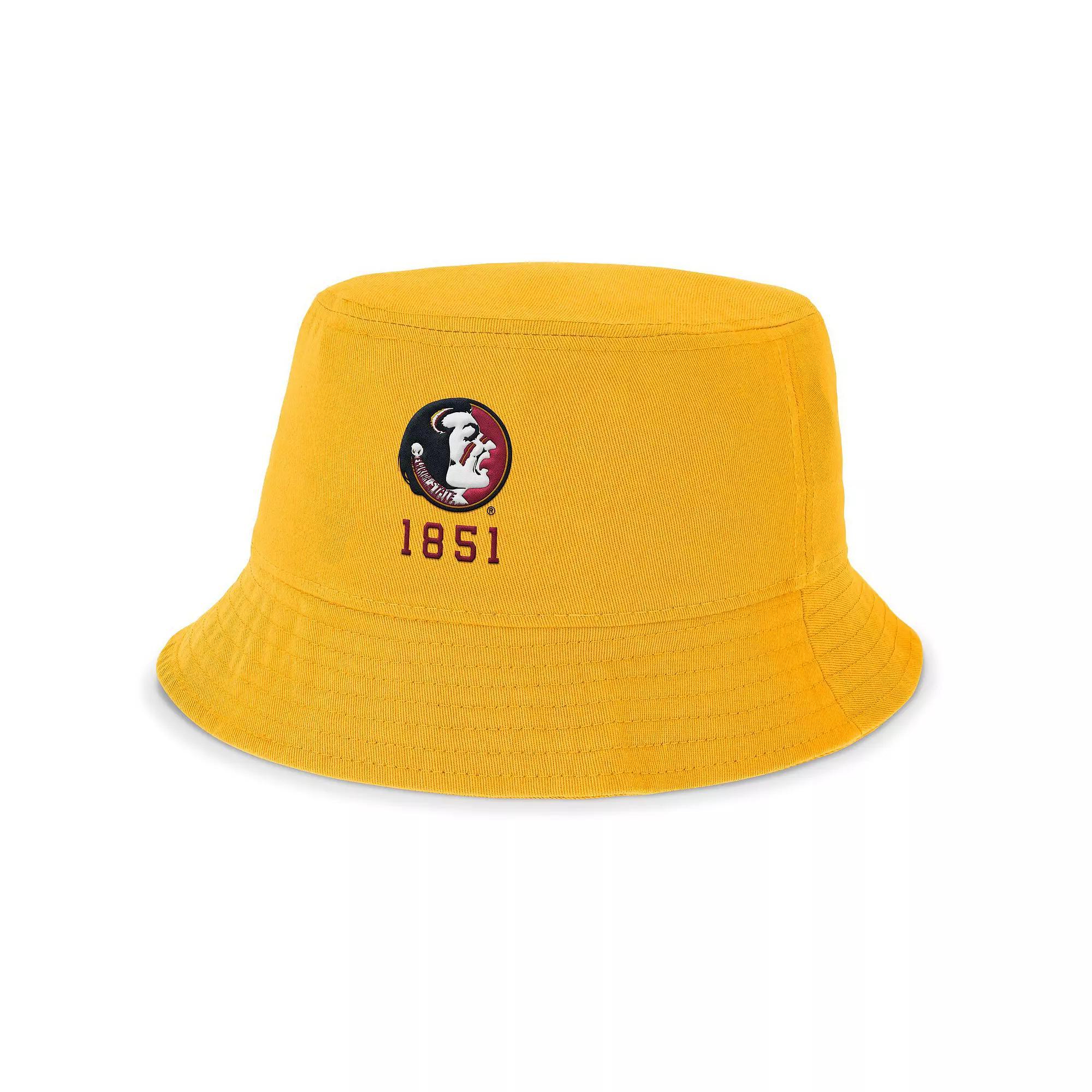 Men's Nike Gold Florida State Seminoles Legacy Apex Bucket Hat, Size: Large Product Image