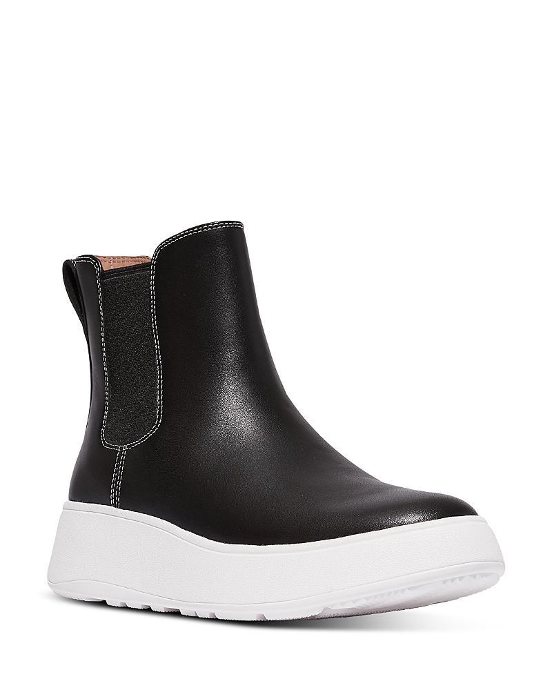 FitFlop Womens F Mode Contrast Stitch Flatform Chelsea Boots Product Image