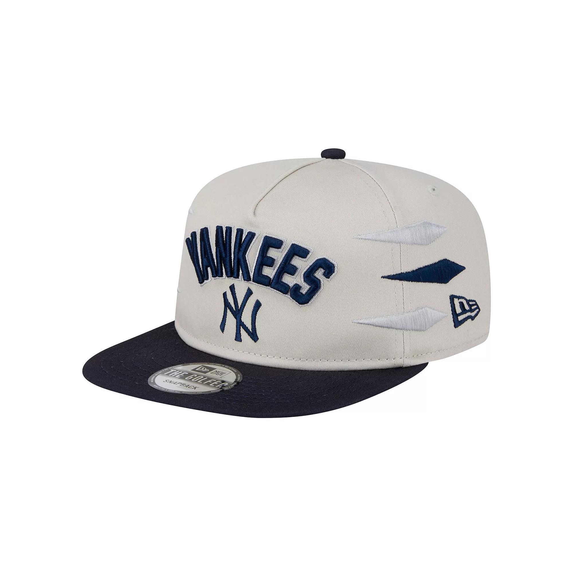 Men's New Era Stone/Royal Buffalo Bills Athletic Golfer Snapback Hat, Team Product Image