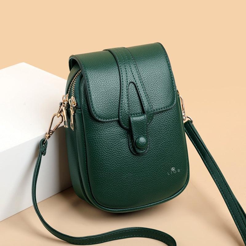 Lior's Timeless Retro Leather Shoulder Bag Product Image