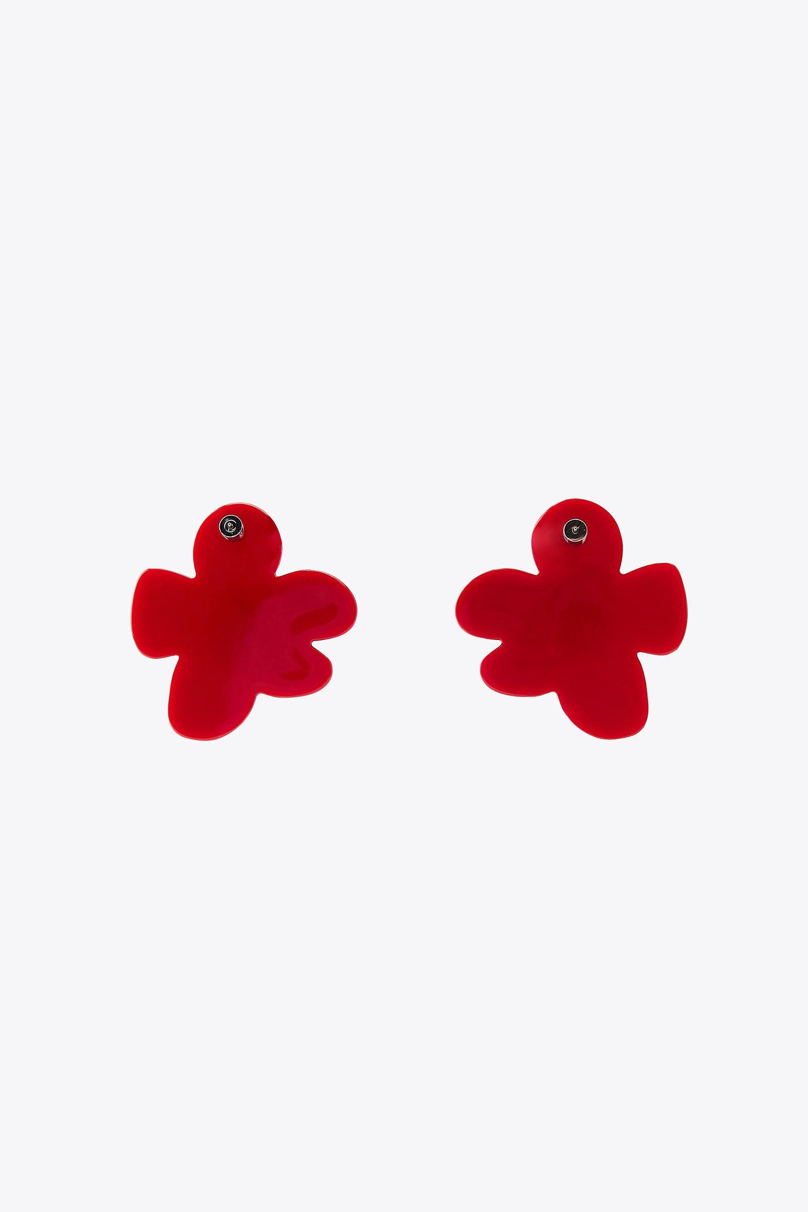 CONTRAST FLOWER EARRINGS Product Image