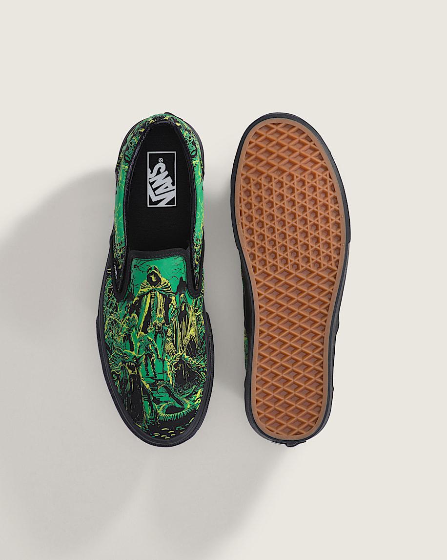 Classic Slip-On Halloween Shoe in Black| Vans US Product Image