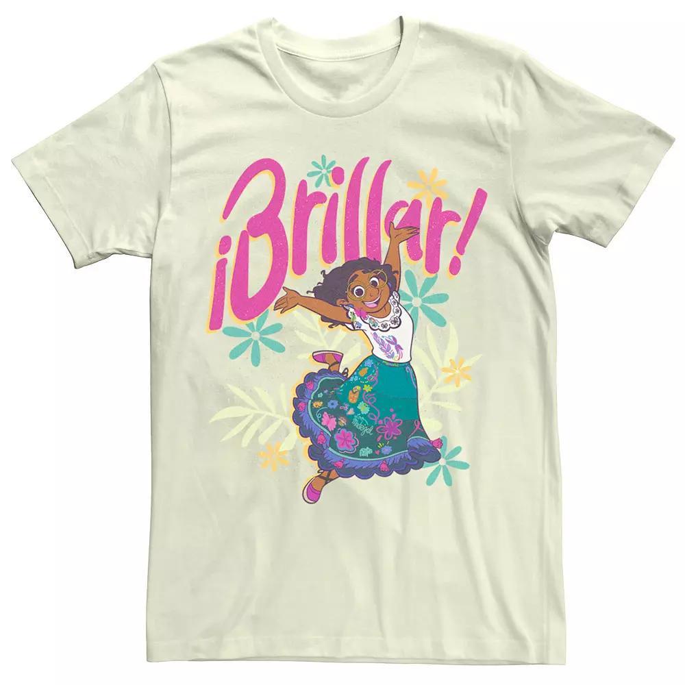 Disney's Encanto Brillar Mirabel Madrigal Flower Dress Men's Tee, Size: Medium, Natural Product Image