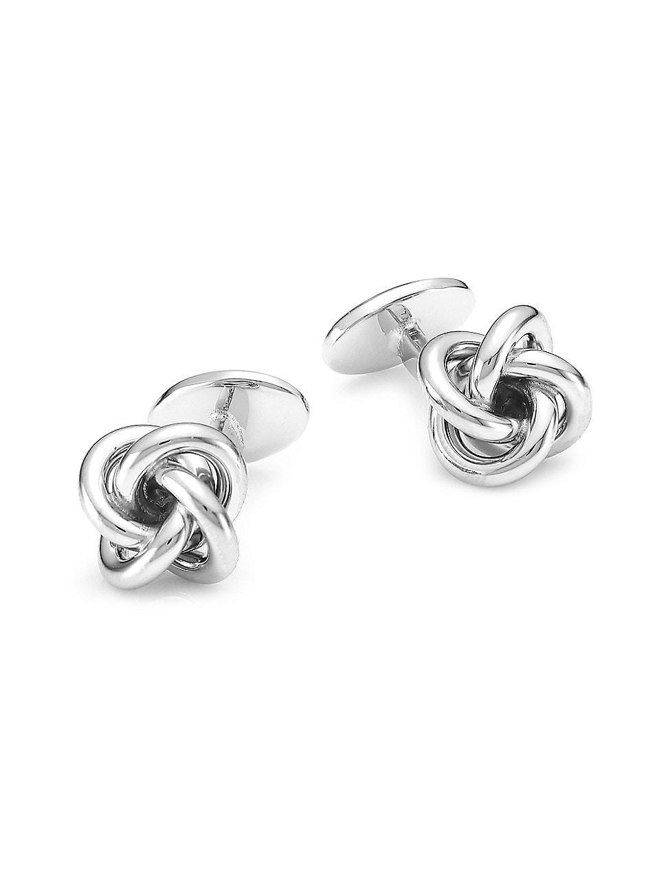 David Donahue Sterling Silver Knot Cufflinks Product Image