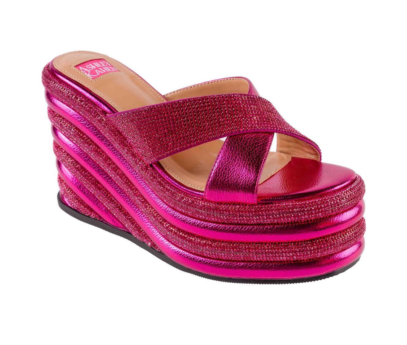 Women's Ashley Kahen Carnival Platform Wedge Sandals Product Image
