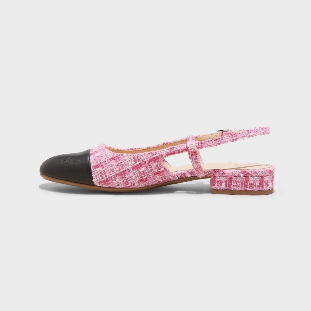 Womens Maxine Slingback Ballet Flats - A New Day Tan 12 Product Image