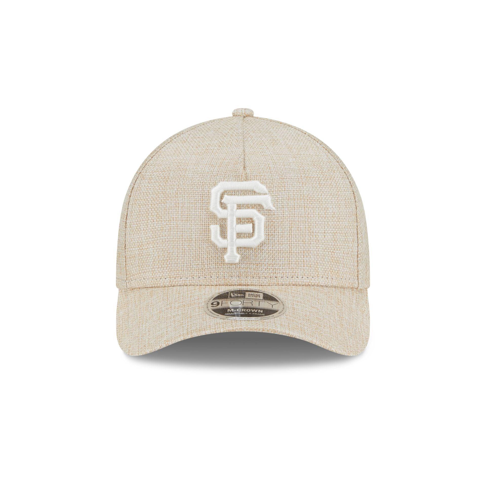 San Francisco Giants Cotton Weave Stone 9FORTY M-Crown A-Frame Snapback Hat Male Product Image