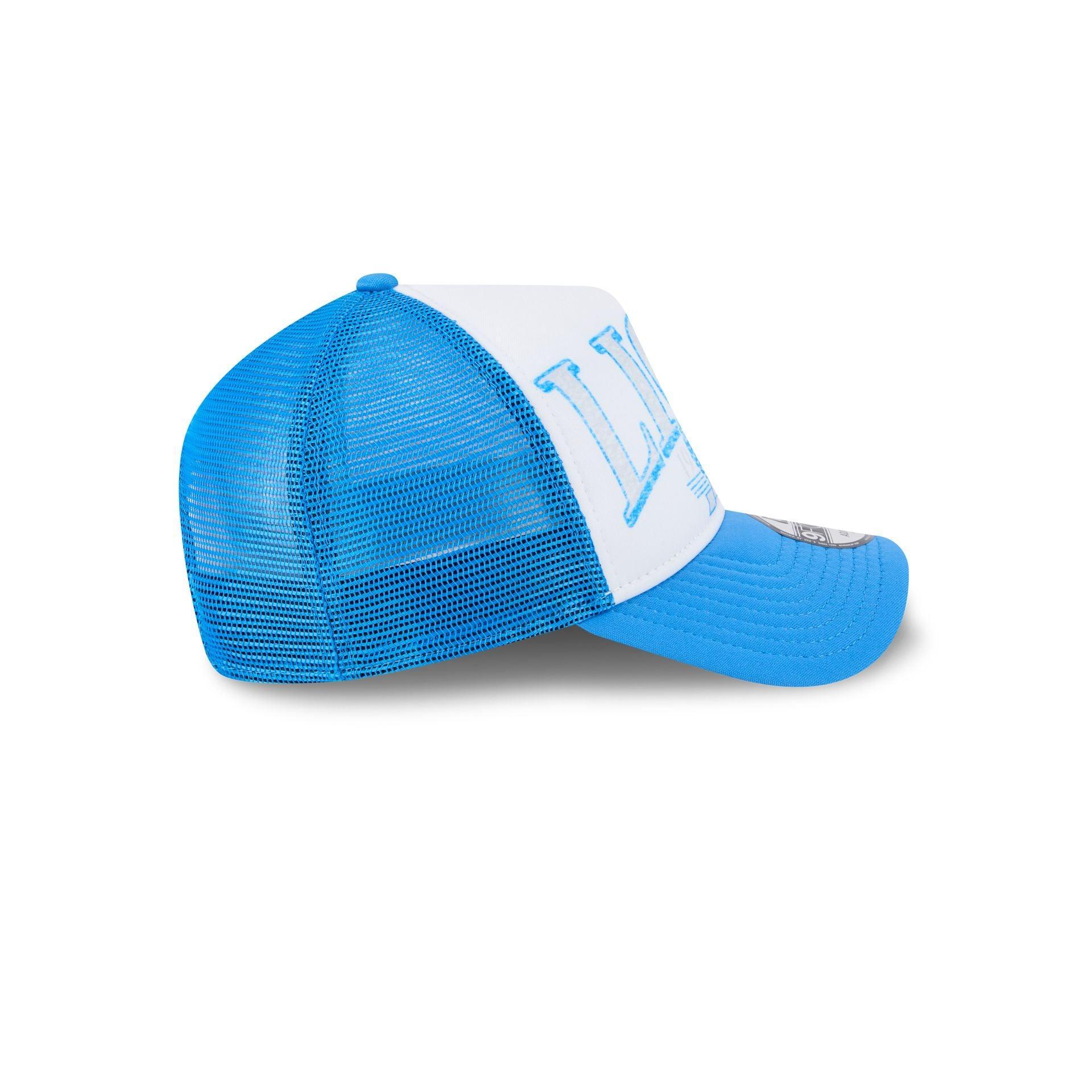 Brooklyn Nets Distressed 9FORTY A-Frame Trucker Hat Male Product Image