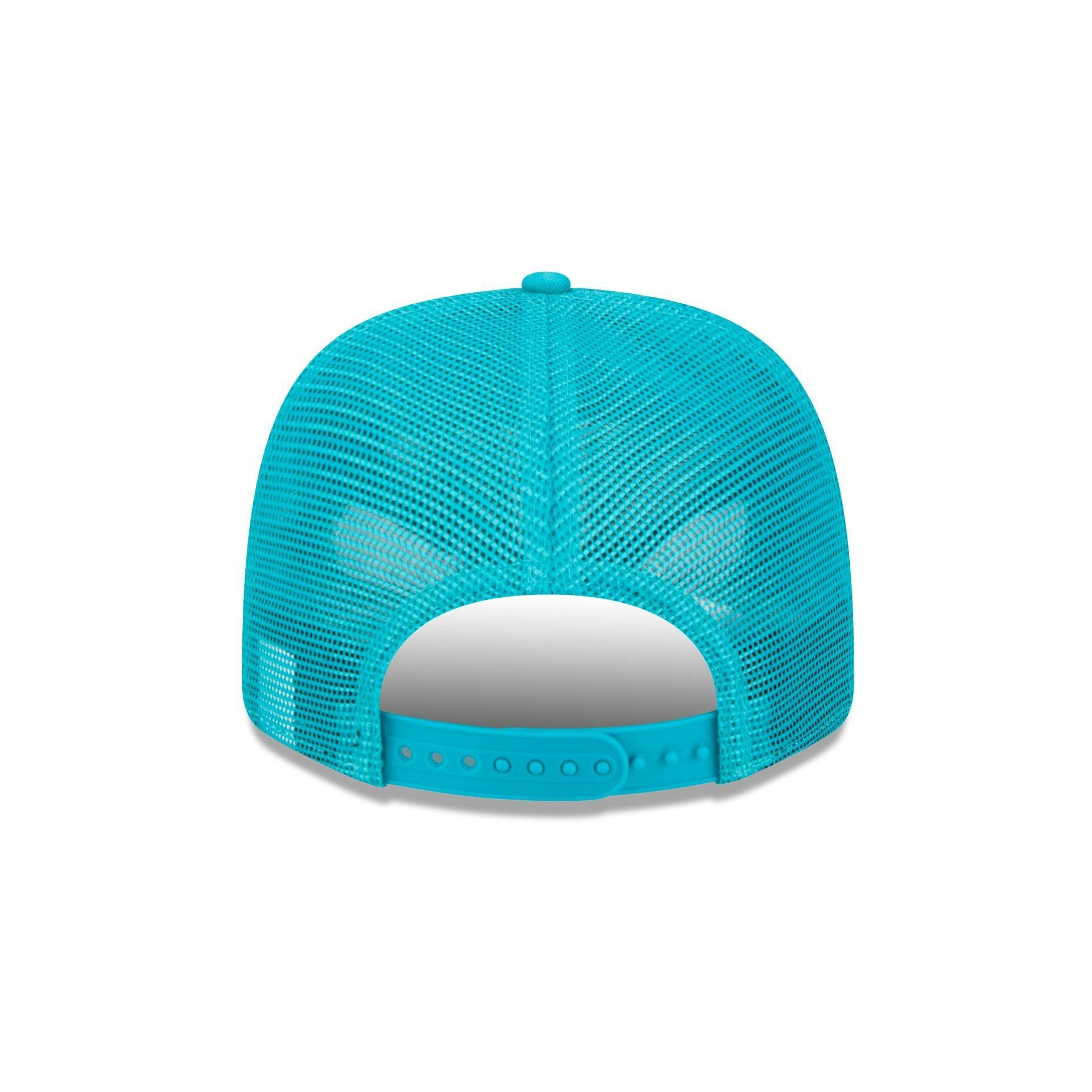 Tyler Herro x Miami Heat Vice Blue Brightrose 9SEVENTY Stretch-Snap Hat Male Product Image