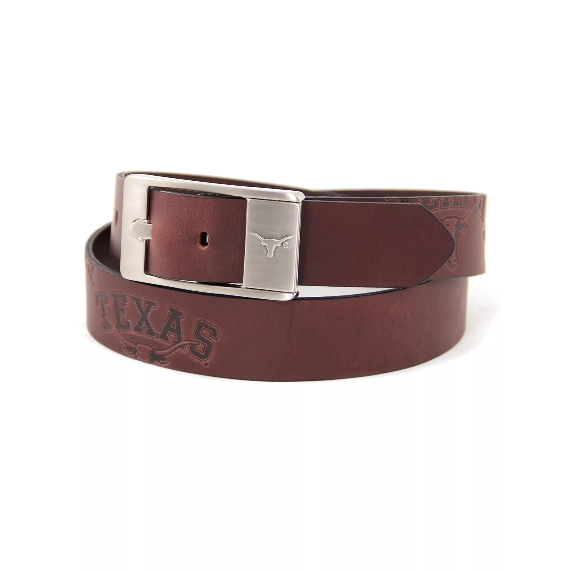 Men's Texas Longhorns Brandish Leather Belt, Size: 38, Team Product Image