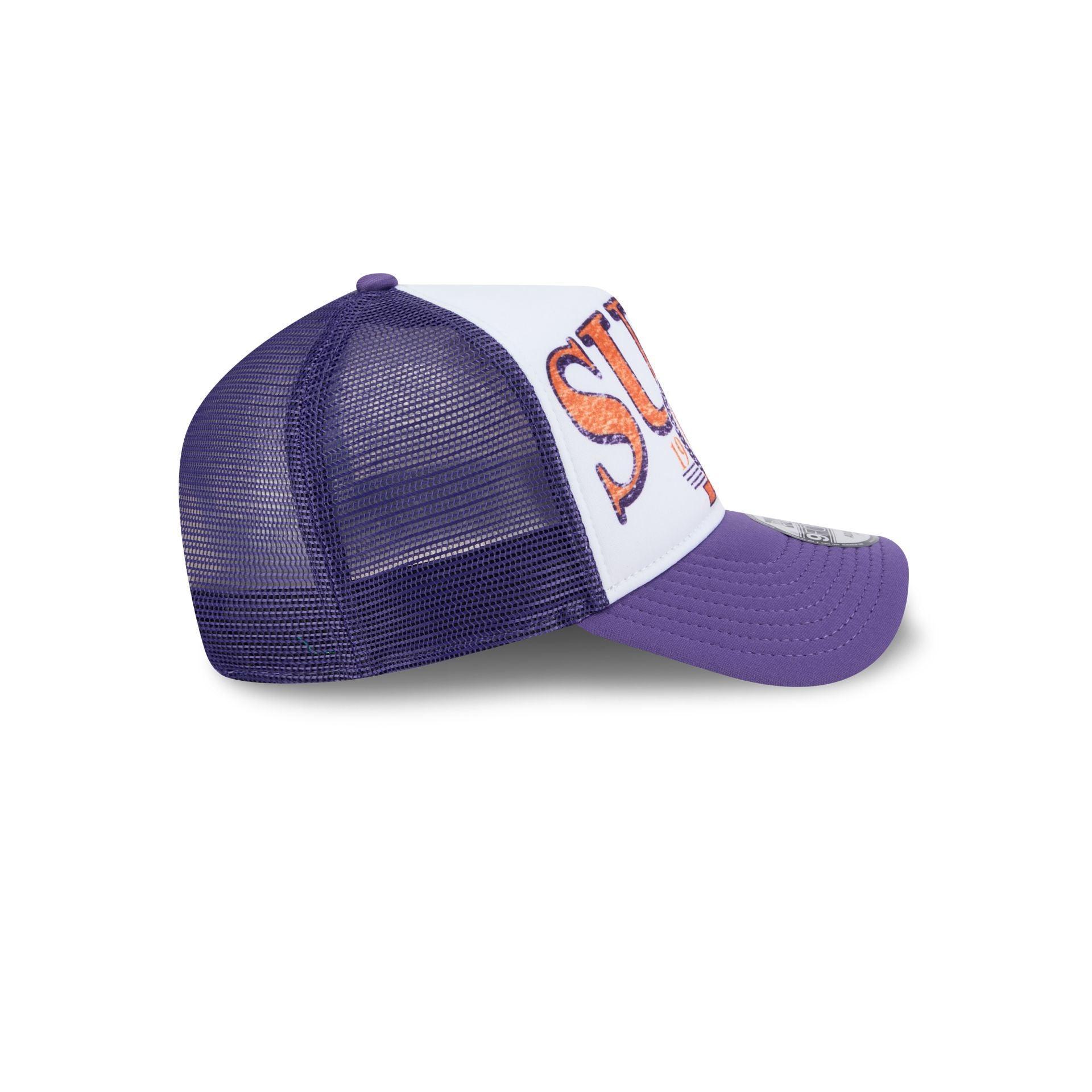 Phoenix Suns Distressed 9FORTY A-Frame Trucker Hat Male Product Image