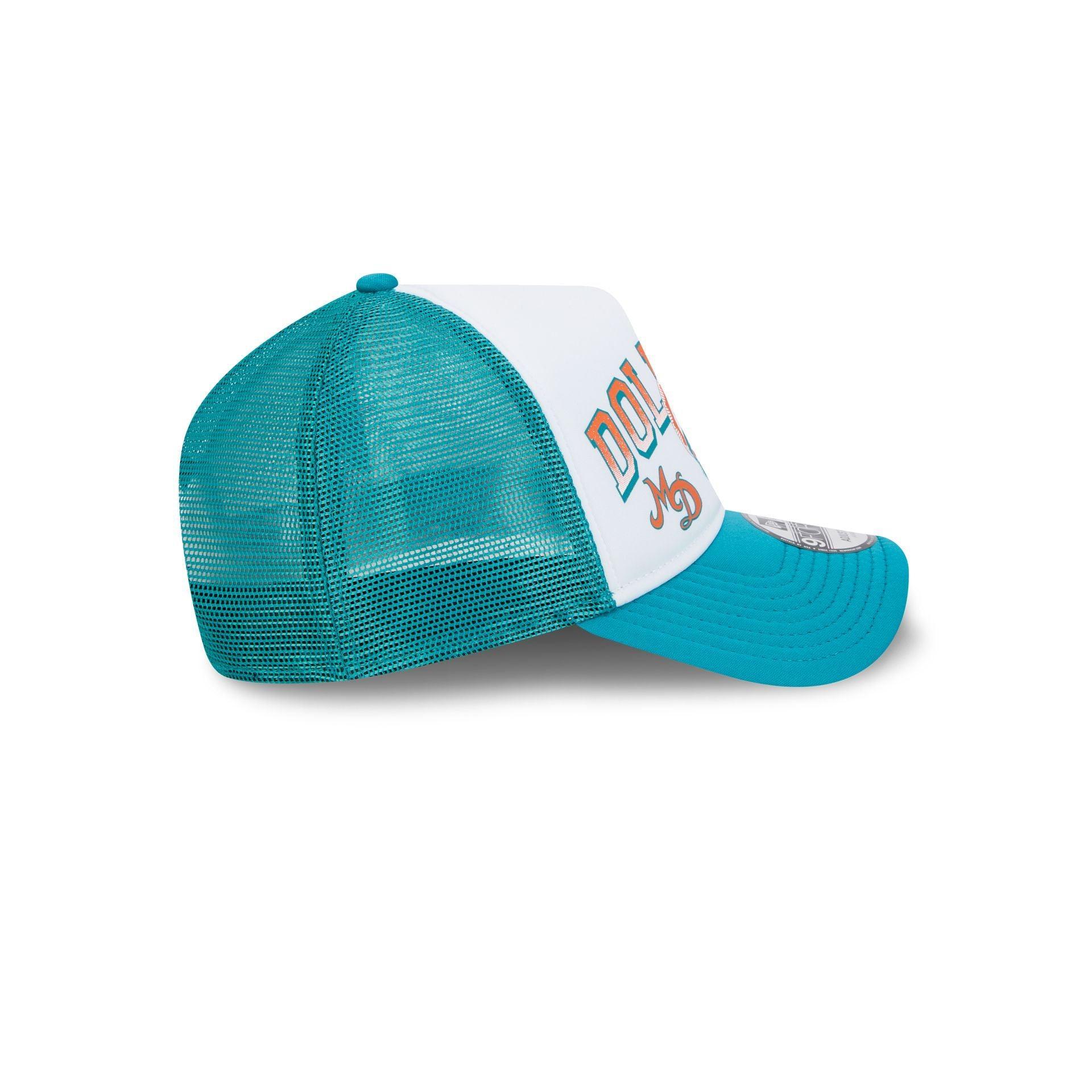 Miami Dolphins Sport Classics 9FORTY A-Frame Trucker Hat Male Product Image