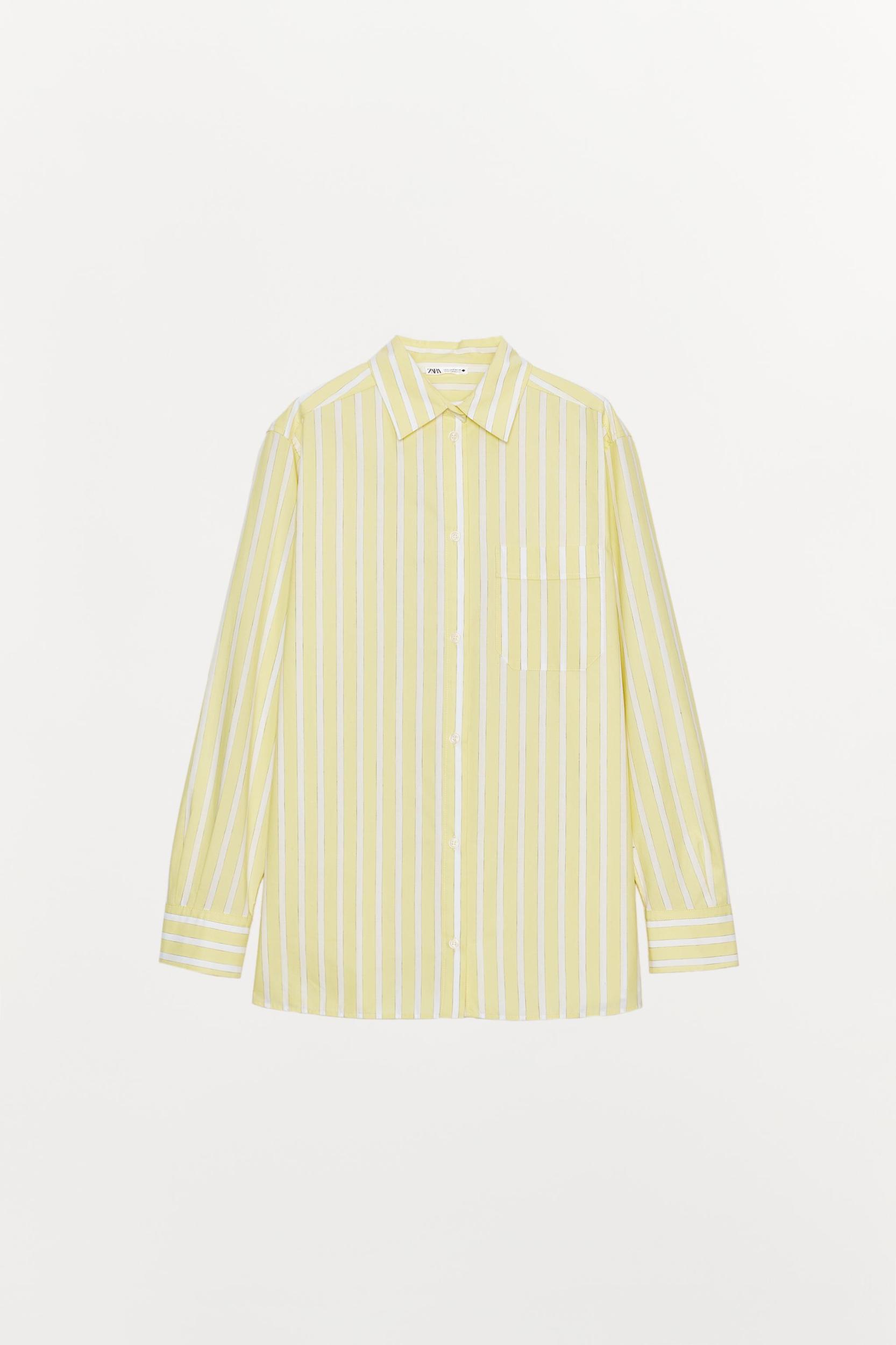 STRIPED PAJAMA SHIRT Product Image