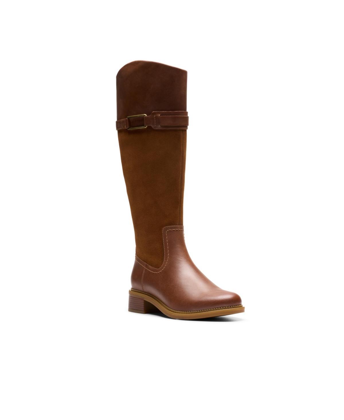 Clarks Maye Carly Women's Leather Knee-High Boots, Size: 10 Product Image