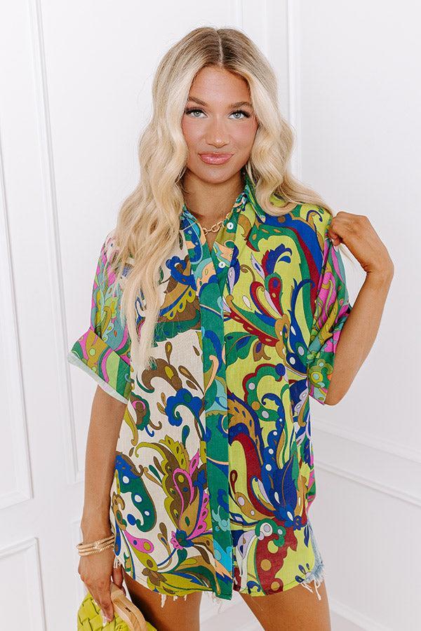 Paradise Found Button Up Product Image