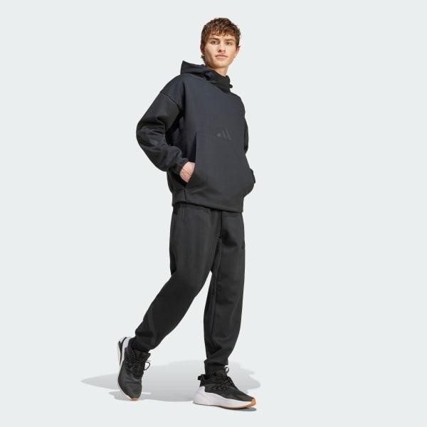 adidas Z.N.E. Hoodie Medium Grey Heather S Mens Product Image