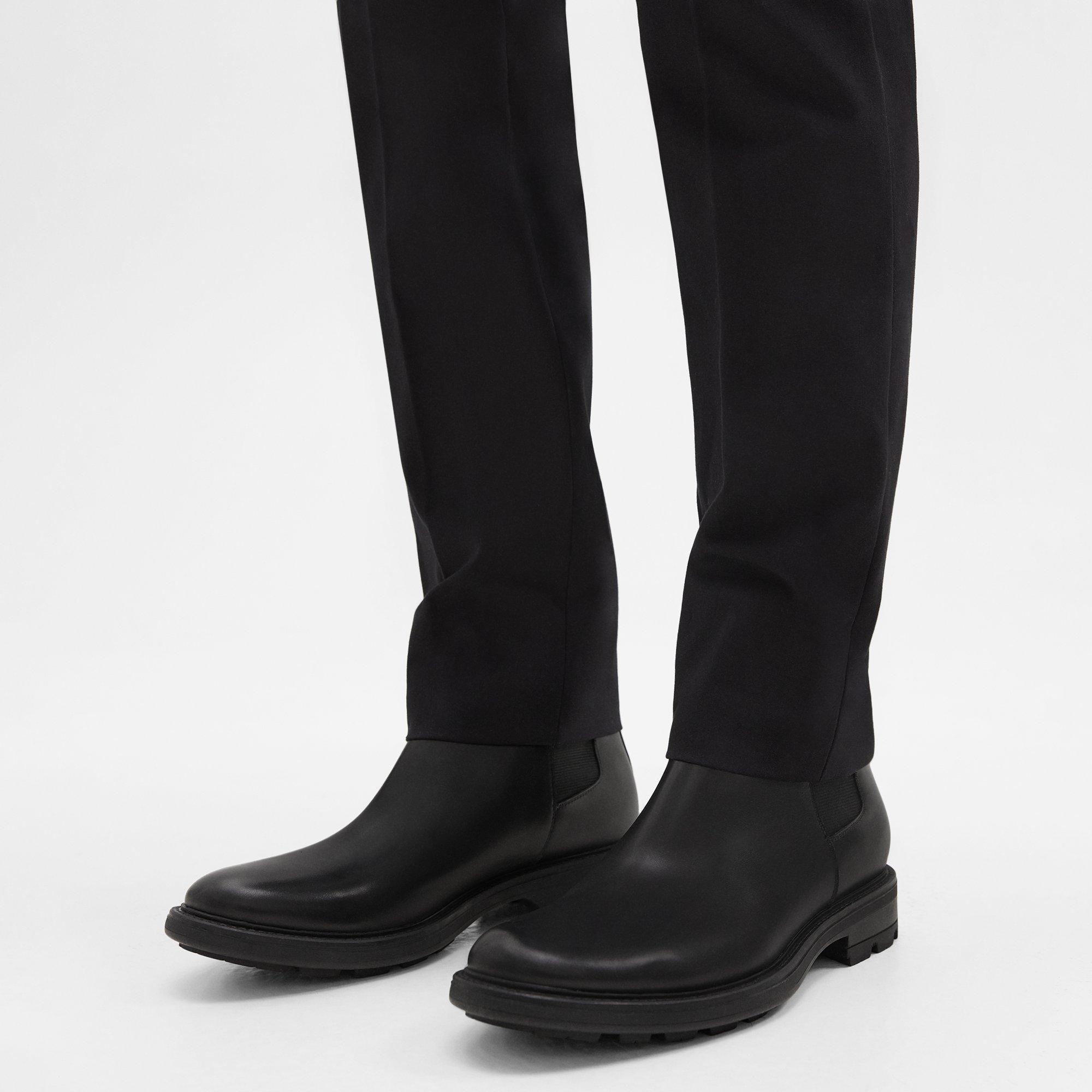 Leather Chelsea Boot | Theory Product Image