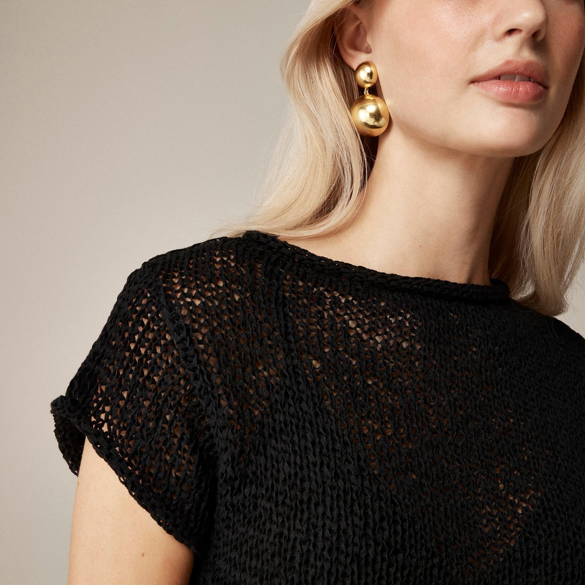 Textured sweater-tee Product Image