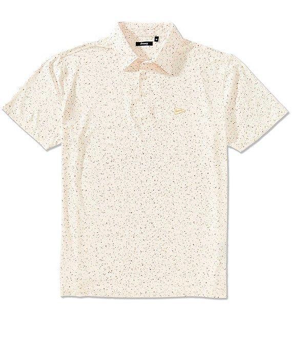 Breezy Golf Heatin Up Short Sleeve Polo Shirt Product Image