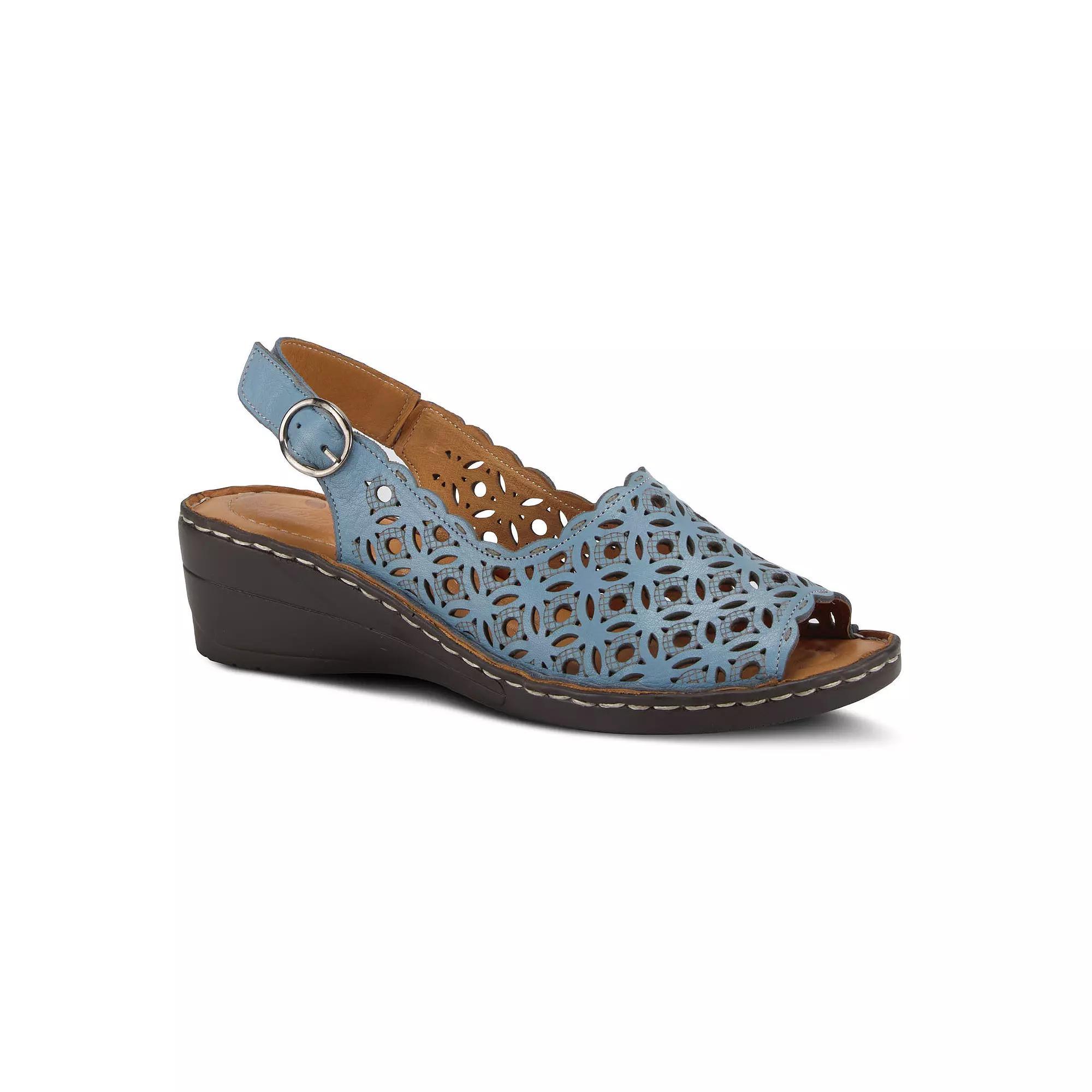 Spring Step Belizana Women's Leather Slingback Sandals, Size: 41, Black Product Image