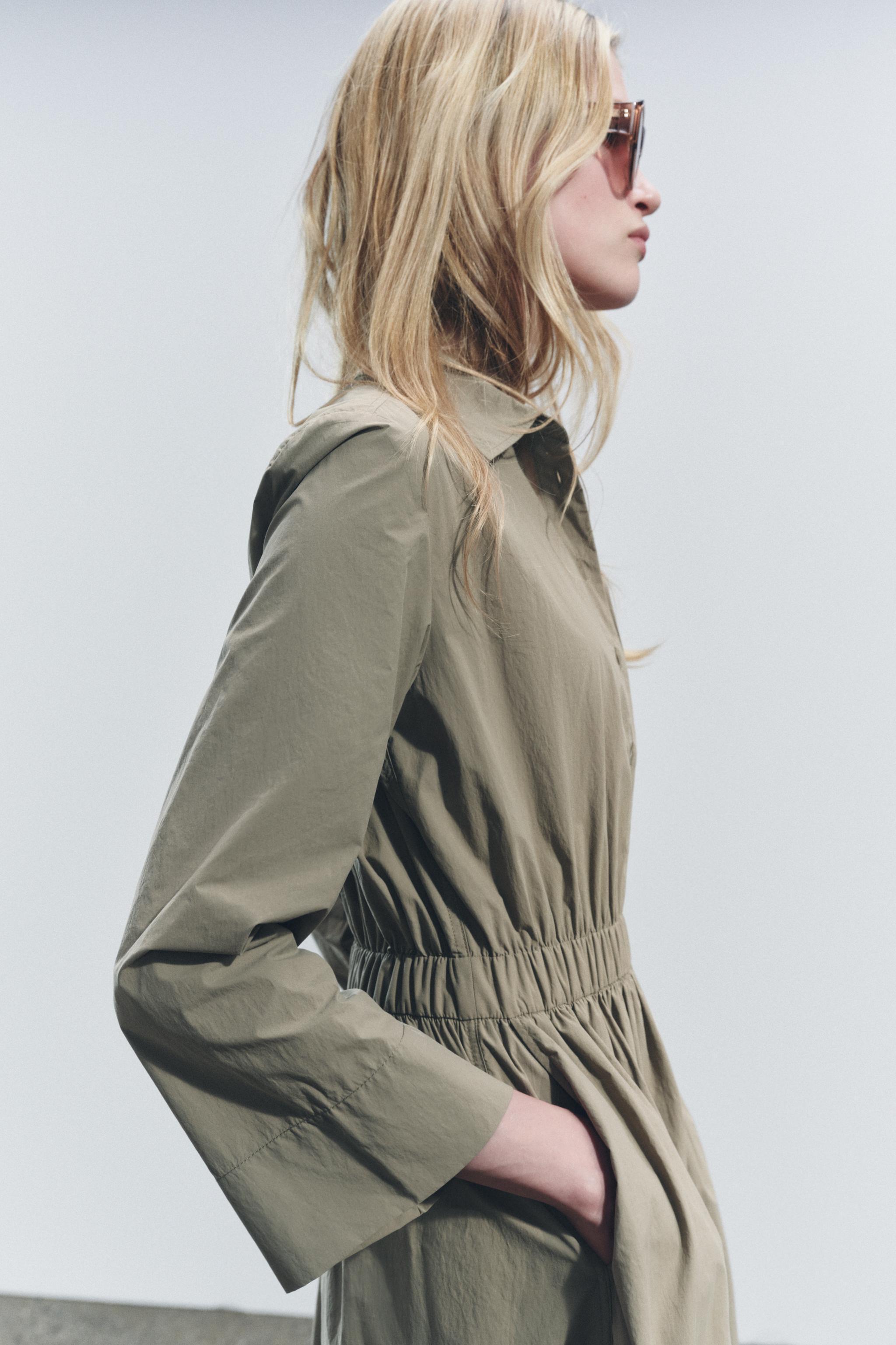 MIDI SHIRT DRESS ZW COLLECTION Product Image