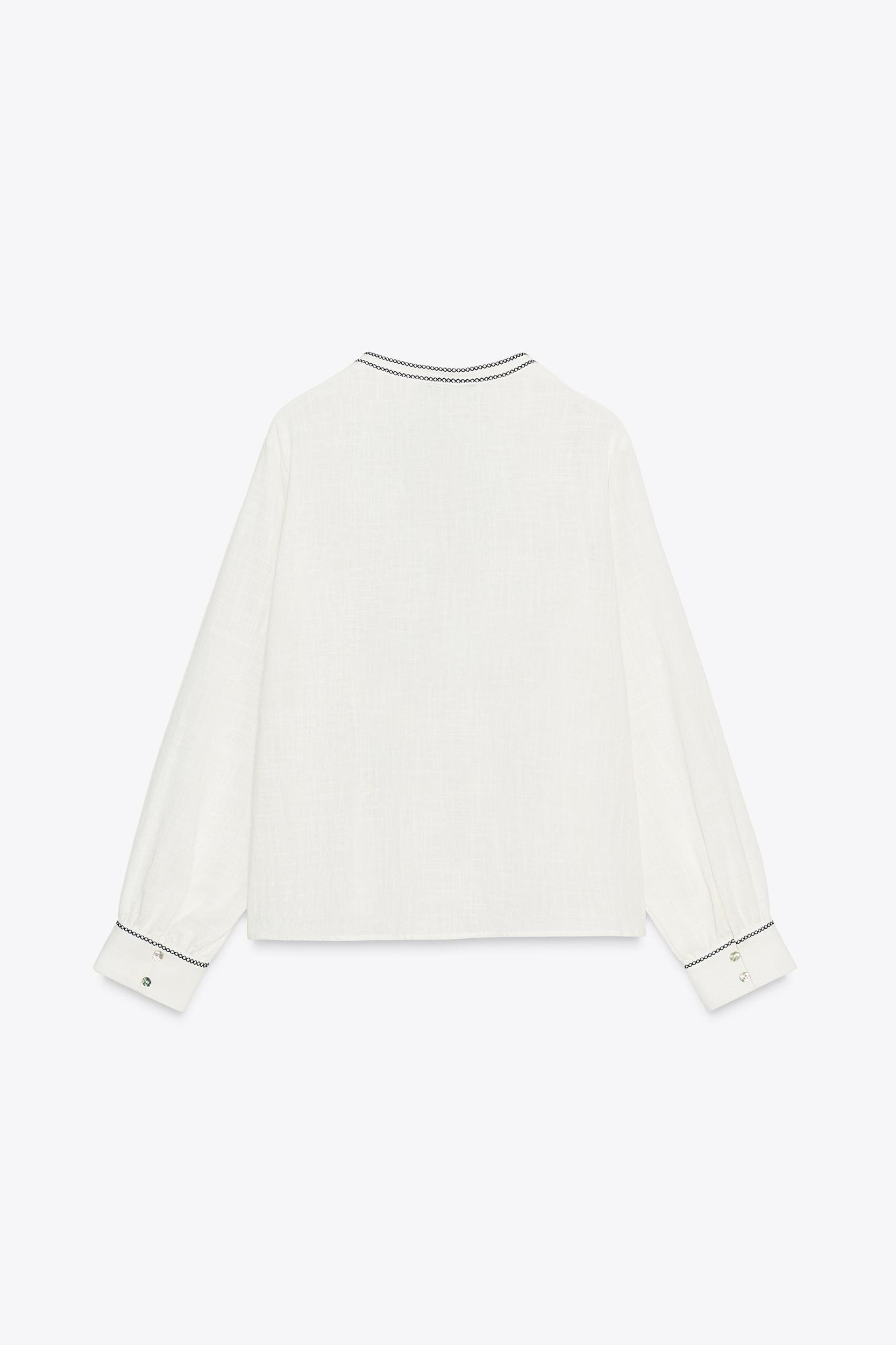 EMBROIDERED RUSTIC BLOUSE Product Image