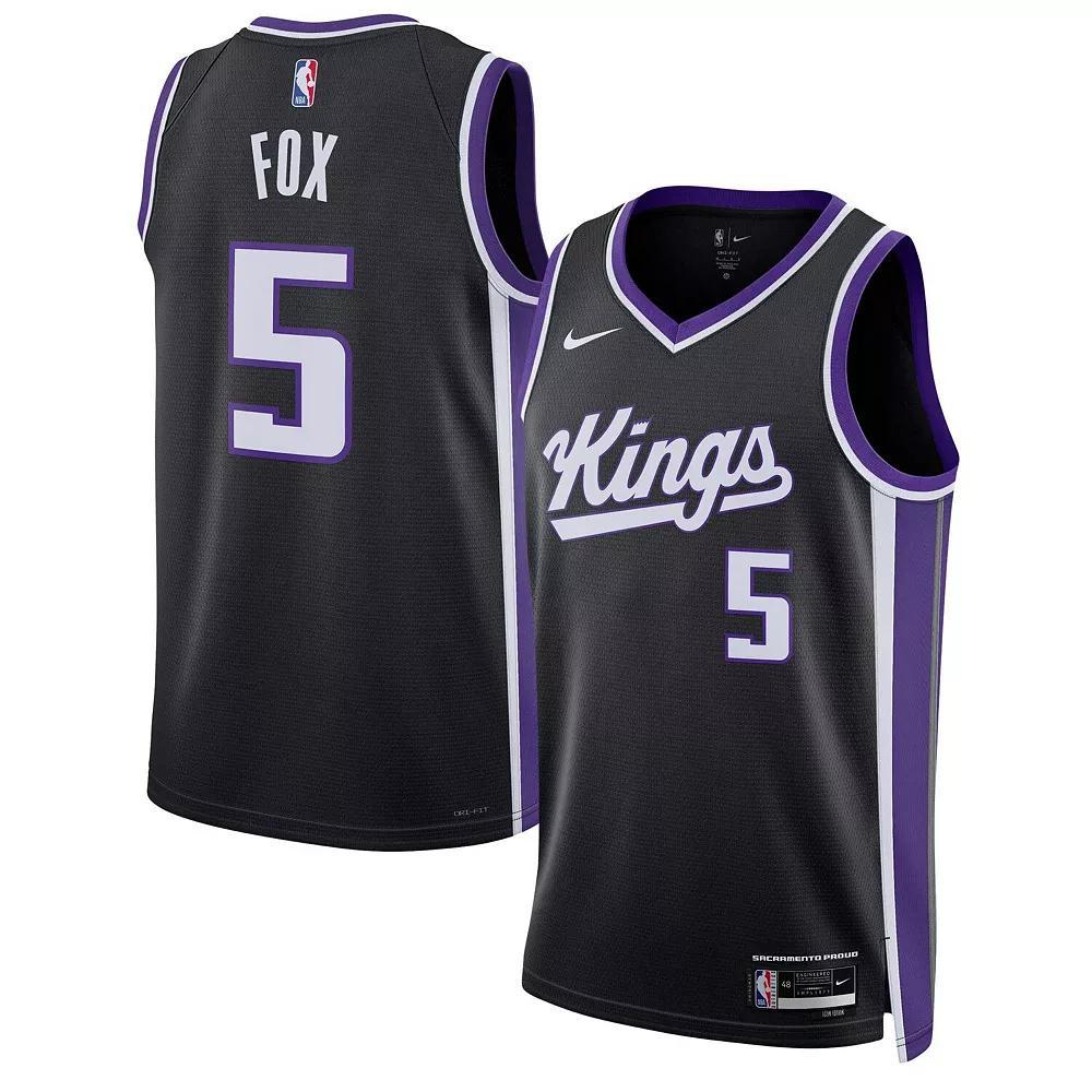De'Aaron Fox Sacramento Kings 2023/24 Icon Edition Nike Dri-FIT NBA Swingman Jersey Product Image