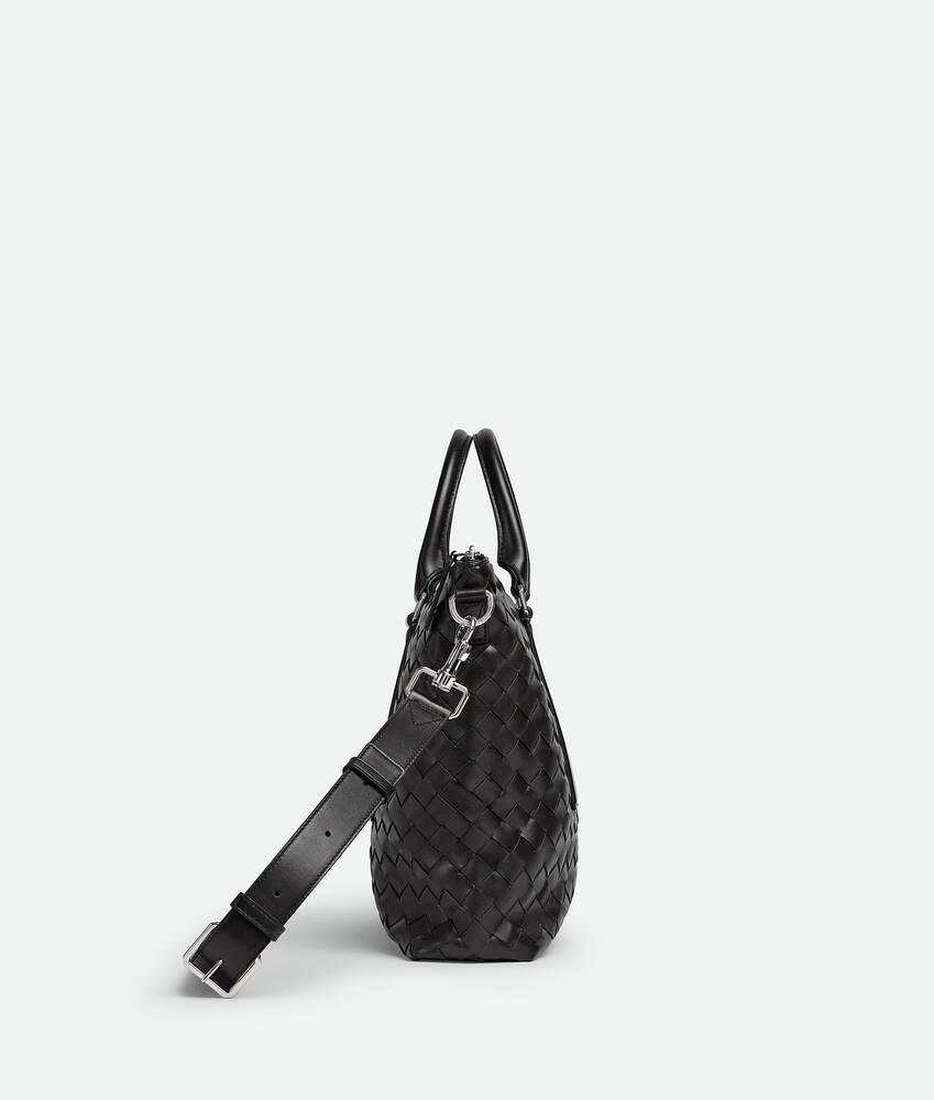 Men's Intrecciato Soft Briefcase in Black Product Image