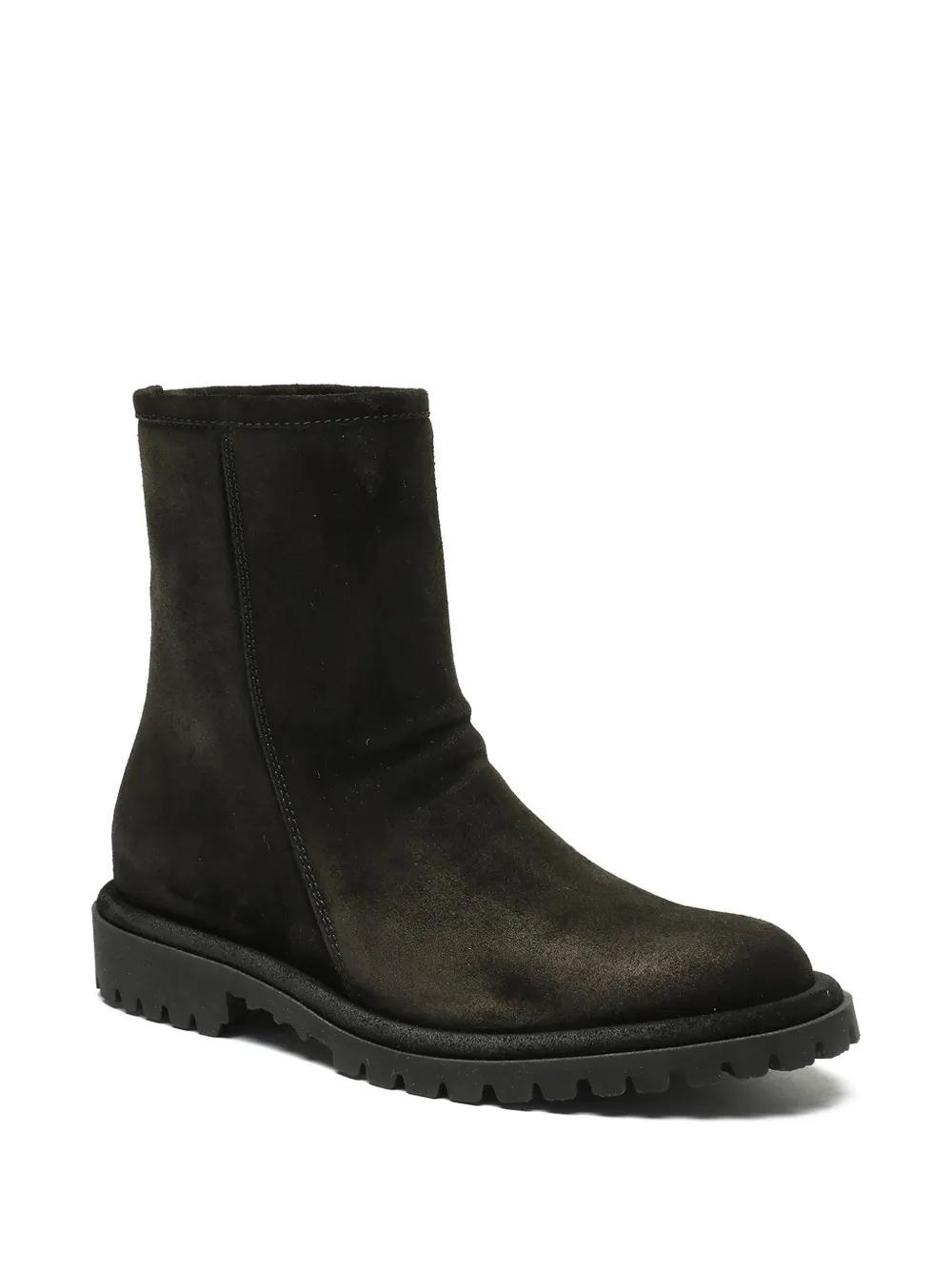 OFFICINE CREATIVE Spectacular Suede Boots In Black Product Image