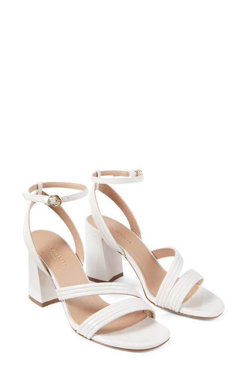 LK BENNETT Edita Ankle Strap Sandal In Pearl Product Image