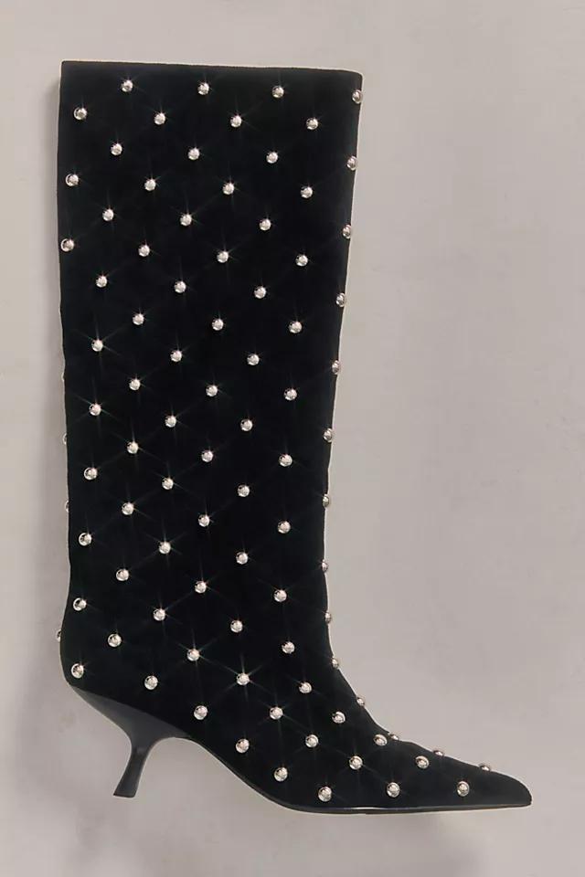 All Night Studded Kitten Boots Product Image