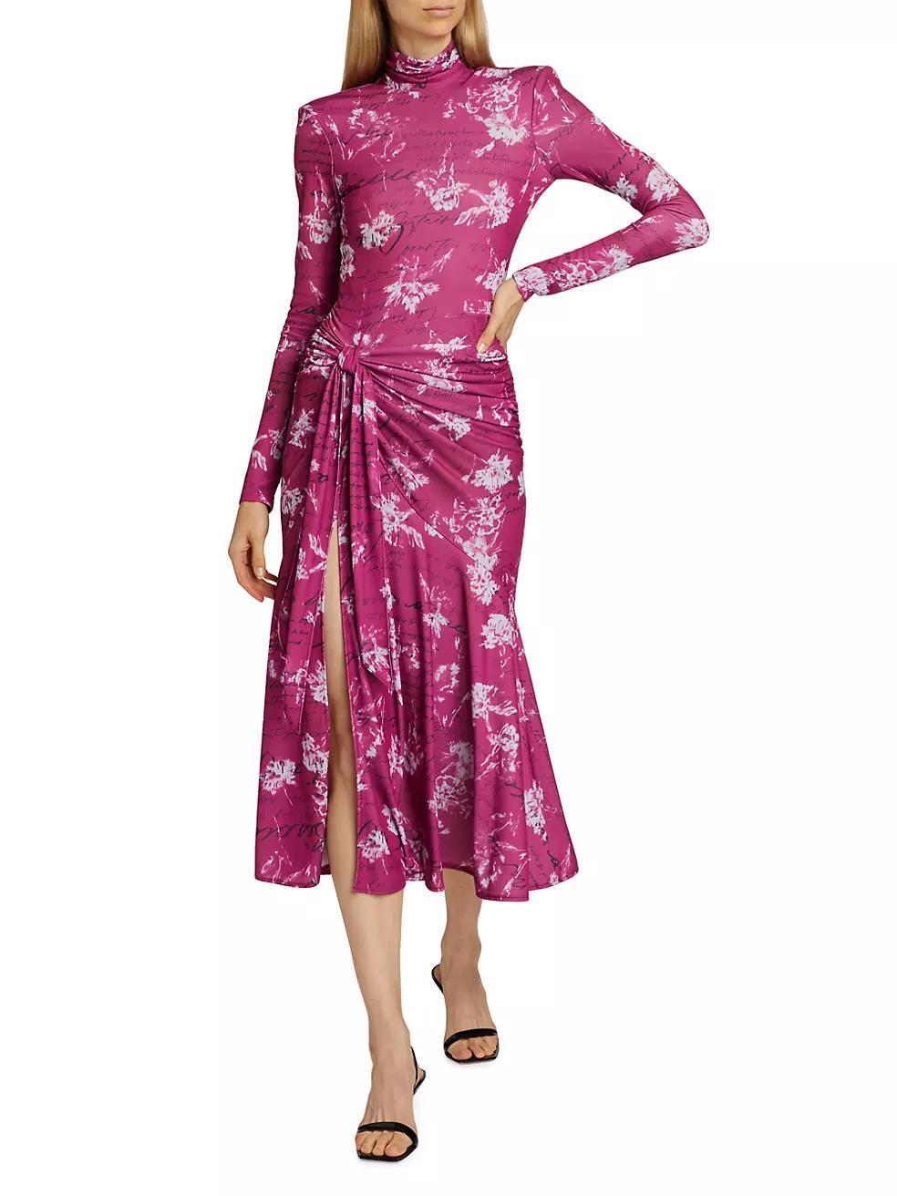 Warm Carnation Johnson Midi-Dress Product Image