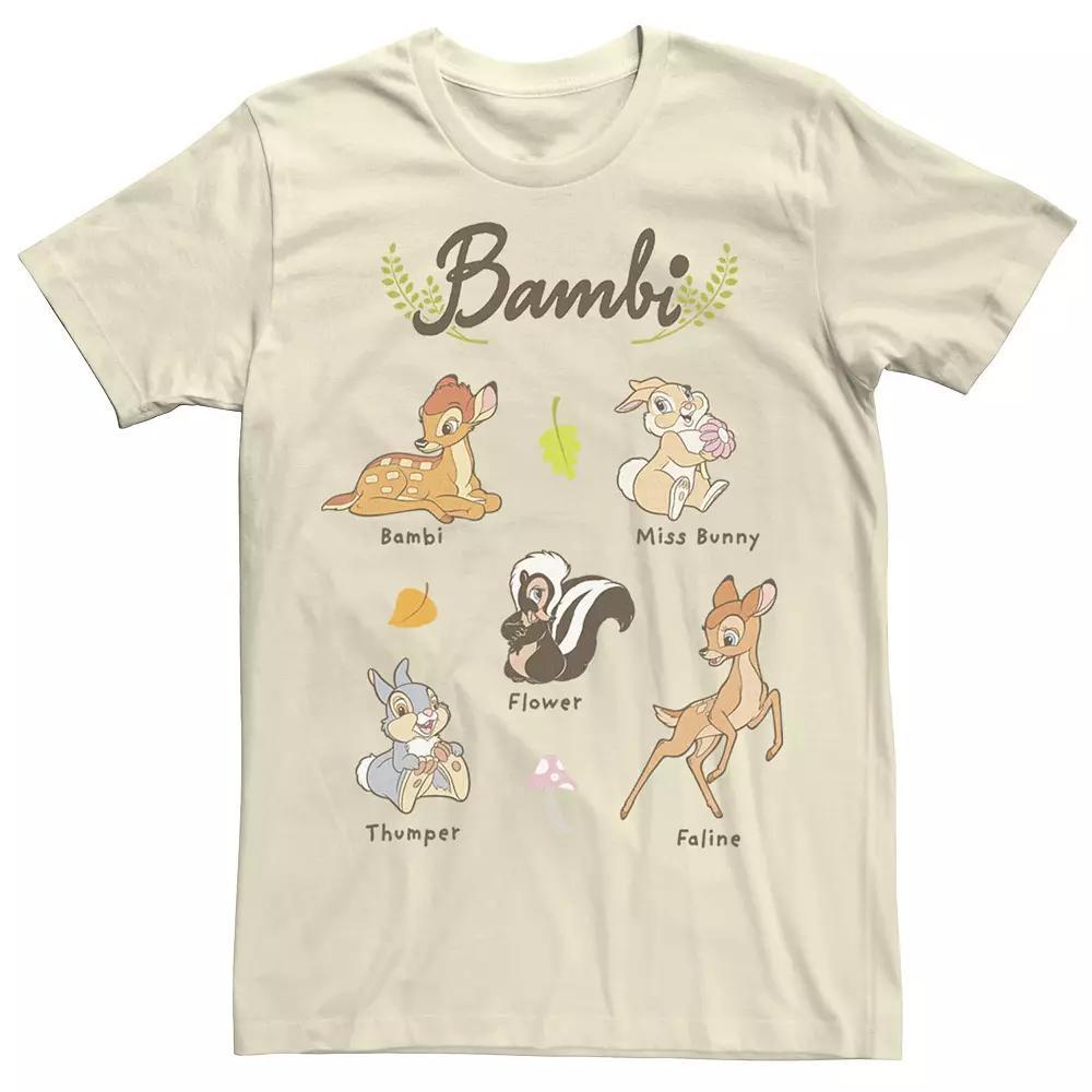 Disney's Bambi Men's Characters Tee, Size: Medium, Natural Product Image