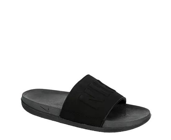 Nike Offcourt Men's Slide Sandals, Size: 15, Grey Black Product Image