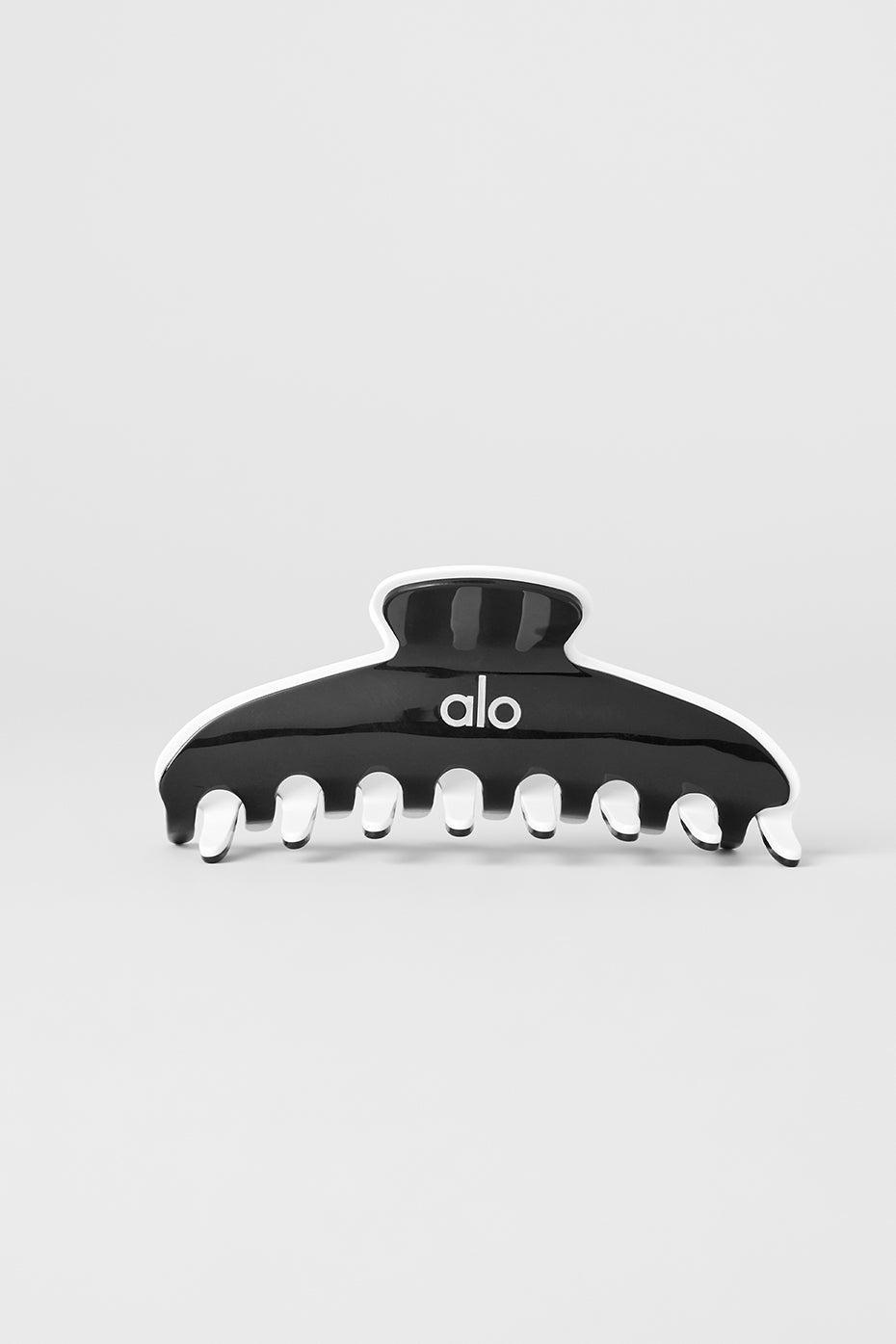Outline Claw Clip - Black/White Product Image