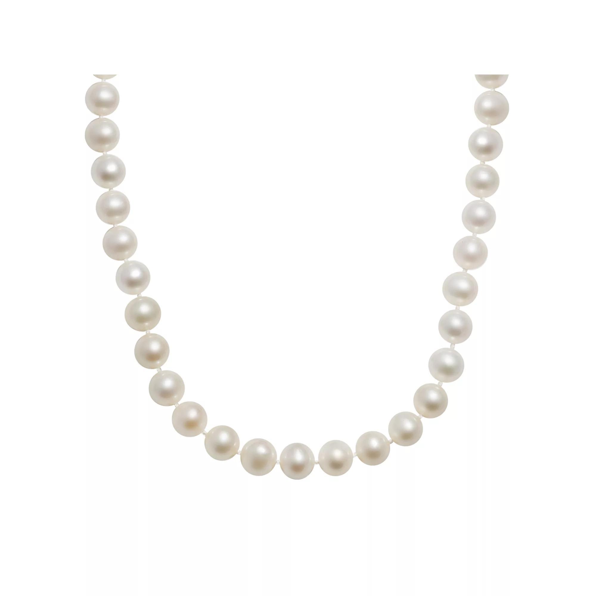 10k Gold Freshwater Cultured Pearl Necklace - 30, Womens, White Product Image