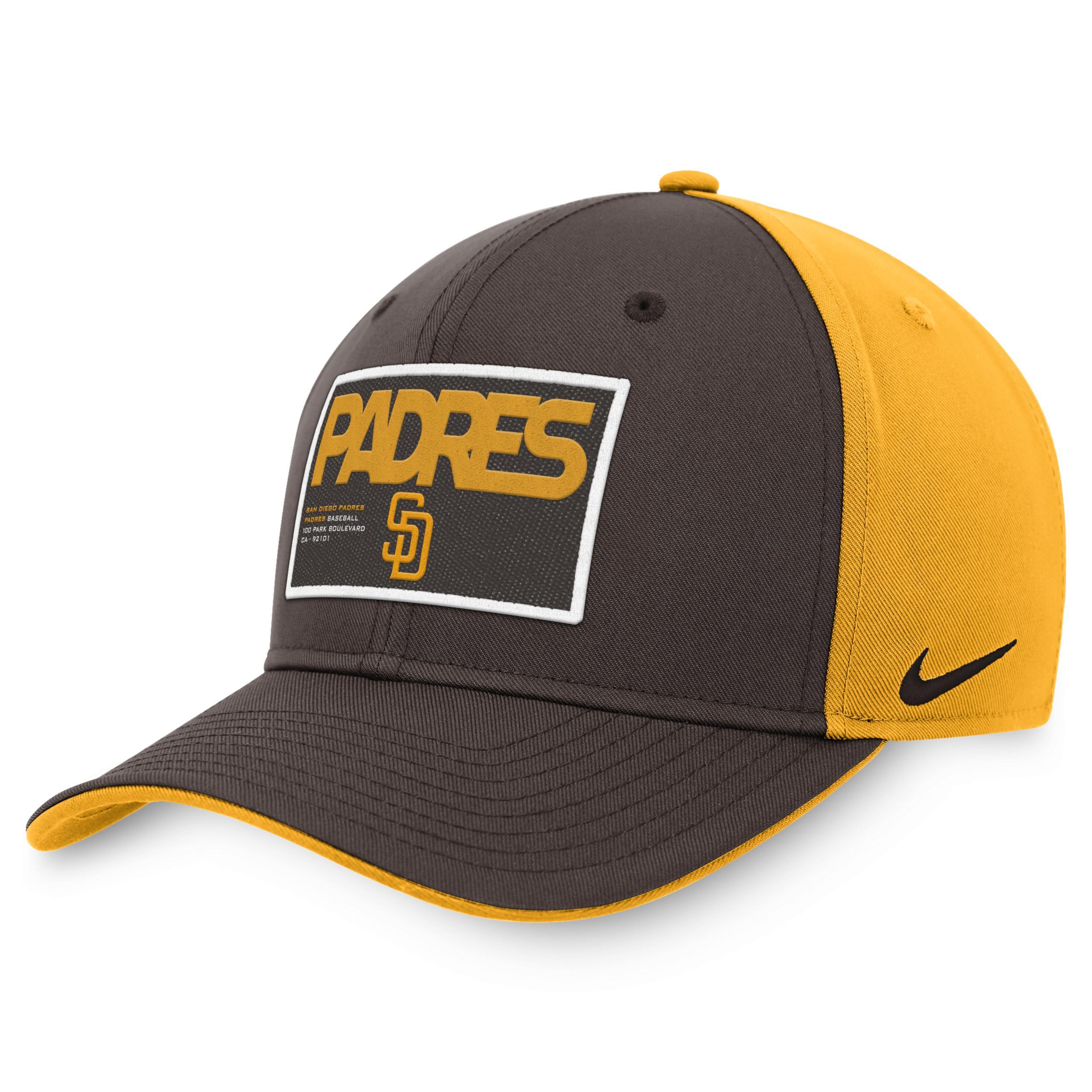 Men's Nike Green/Gold Oakland Athletics Classic99 Colorblock Performance Snapback Hat Product Image