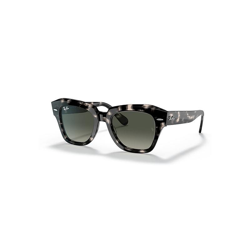 Ray-Ban State Street Fleck Sunglasses Frame Grey Lenses Product Image