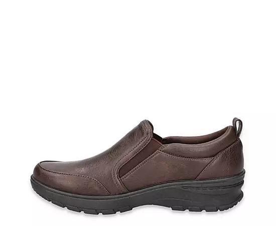 Easy Works by Easy Street Garland Slip-Resistant Flat Shoes, Women's, Size: 6, Brown Product Image